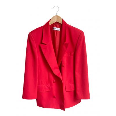 Vintage Marynarka Ravens, czerwona, klasyczna, lata 80, coham vintage sklep online