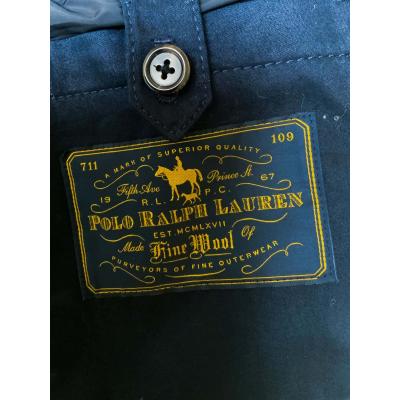 Marynarka Polo Ralph Lauren, granatowa, pikowana, klasyczna elegancja, coham vintage sklep online