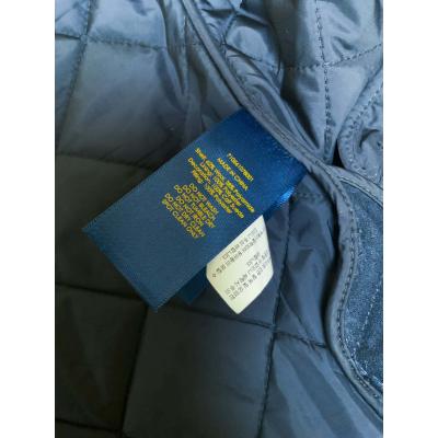 Marynarka Polo Ralph Lauren, granatowa, pikowana, klasyczna elegancja, coham vintage sklep online