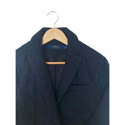 Marynarka Polo Ralph Lauren, granatowa, pikowana, klasyczna elegancja, coham vintage sklep online
