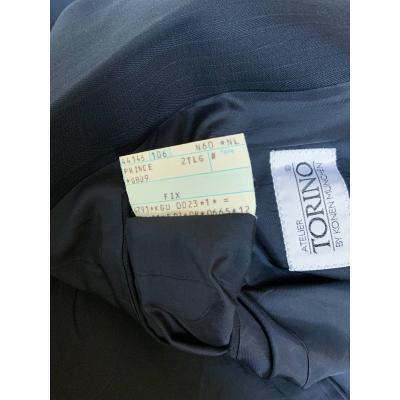 Vintage Marynarka Dwurzędowa Atelier Torino, granatowa, coham vintage sklep online